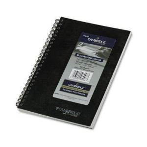 imageMead  Cambridge Wirebound Business Notebook Ruled 5 x 8 White 80 SheetsPad  Sold as 2 Packs of  1    Total of 2 Each