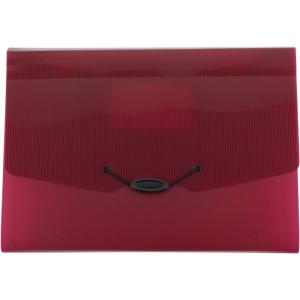 imageMead Expanding File Folder School Organizer Paper Organizer 13Pocket 914 x 13 Expandables Tan 38524Red