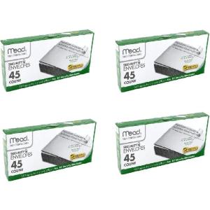 imageMead No10 Envelopes SecurityZaRIy Pressit Sealit 414 X 912 Inches White 45Box 75026 4 Pack