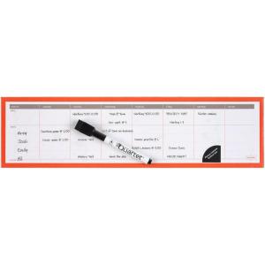 imageMead Organizher Write N Wipe Weekly Undated DryErase Calendar 15 x 4 Inches Coral 98129CORLCoral