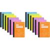 imageMead Composition Notebook Wide Ruled 75 x 975 Paper 100 Sheets Assorted Colors 6 Pack 950154Assorted Bright