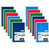 imageSpiral Bound Notebook College Rule 6 X 912 3 Subject 150 SheetsPad Set of 2