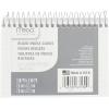 imageIndex Cards Wirebound Ruled 5x3 50 Count White Set of 4