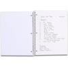 imageMead Spiral Notebook 1 Subject Wide Ruled Paper 70 Sheets 1012 x 712 Assorted Color 05510 Pack of 2