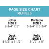 imageatAGlance Undated Daily Planner Refill 2 Months 7Ring 812 x 11 Folio Size Size 5 038225Size 4