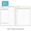 imageatAGlance Undated Daily Planner Refill 2 Months 7Ring 812 x 11 Folio Size Size 5 038225Size 5