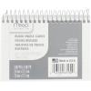 imageIndex Cards Wirebound Ruled 5x3 50 Count White Set of 4