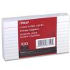 imageMead Index Cards Ruled 3 x 5 Inch White 100 Count Per Pack 8 Pack