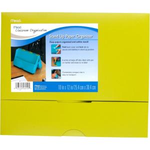 imageMead Stand Up Paper Organizer Blue 72278Green