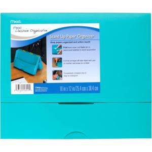 imageMead Stand Up Paper Organizer Blue 72278Teal