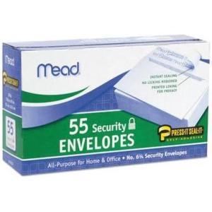imagePressit Sealit Security Envelope 3 58  6 12 20 lb White 55Box Sold as 1 Box