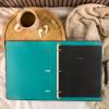 imageMead Binder 975 x 125 ORings PreFilled with 32Page Notebook Elastic Closure Black WV0060F