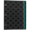 imageMead Binder 975 x 125 ORings PreFilled with 32Page Notebook Elastic Closure Black WV0060F